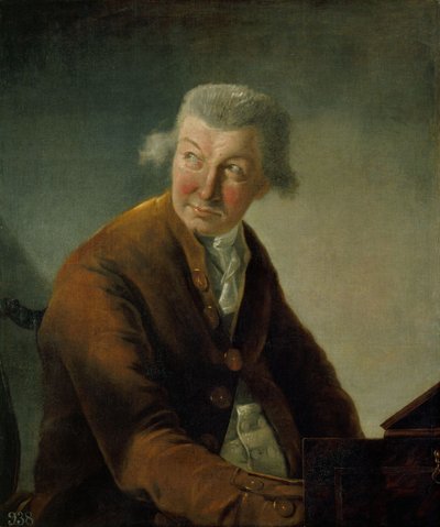 Portret Carla Friedricha Abla 1723-1787 autorstwa Alexandre Auguste Robineau