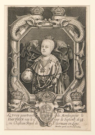 Portret Ludwika XIV jako Dauphin (Le vray pourtraiet de Monseigneur le Dauphin autorstwa Alexandre Boudan