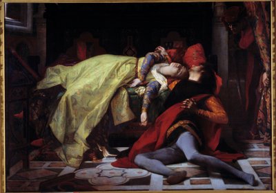 Śmierć Franceski de Rimini i Paolo Malatesty (1284). Obraz Alexandre Cabanela (1823-1889) autorstwa Alexandre Cabanel