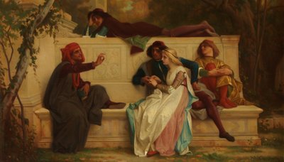 Poeta florencki, 1861. autorstwa Alexandre Cabanel
