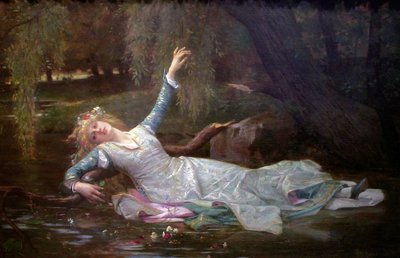 Ophelia, 1883 autorstwa Alexandre Cabanel