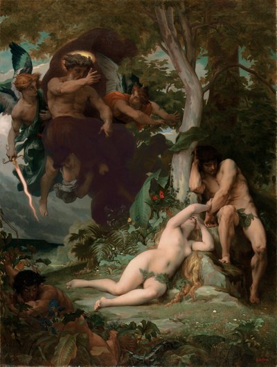 Raj utracony, 1867 autorstwa Alexandre Cabanel