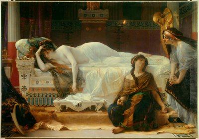 Fedra Fedra, zakochana w swoim zięciu Hipolicie, pogrąża się w rozpaczy. Obraz Alexandre Cabanela (1823-1889) autorstwa Alexandre Cabanel