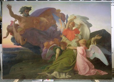 Śmierć Mojżesza, 1851 (zob. też 225067) autorstwa Alexandre Cabanel