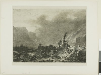 Krajobraz alpejski autorstwa Alexandre Calame