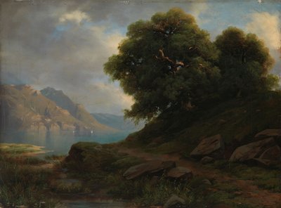 Krajobraz alpejski autorstwa Alexandre Calame