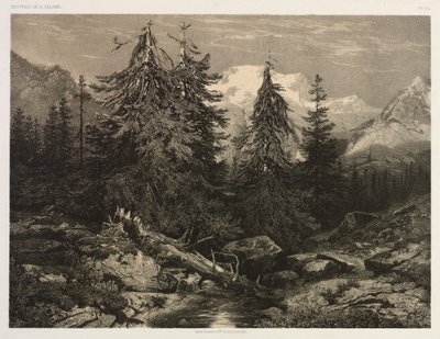 Strumień Alpejski autorstwa Alexandre Calame