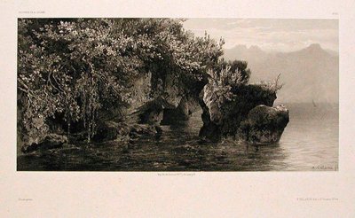 Brzegi Jeziora Genewskiego autorstwa Alexandre Calame