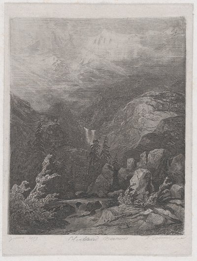 Krajobraz, 1839. autorstwa Alexandre Calame