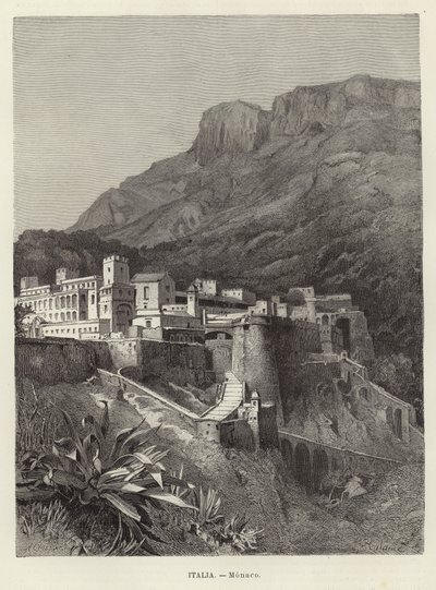 Monako autorstwa Alexandre Calame