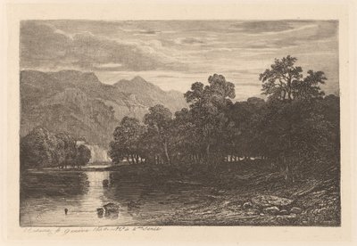 Górska rzeka autorstwa Alexandre Calame