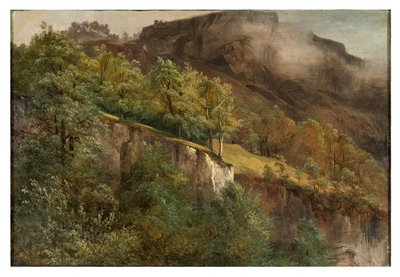 Górski krajobraz w Valais autorstwa Alexandre Calame