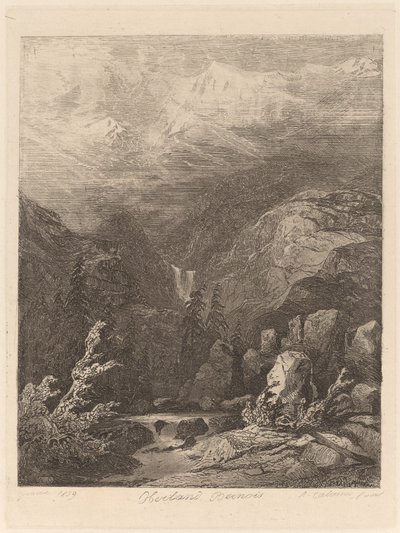 Oberland Berneński autorstwa Alexandre Calame