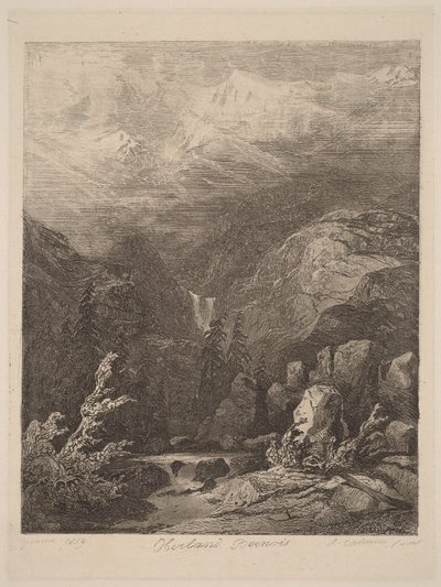 Oberland Berneński autorstwa Alexandre Calame
