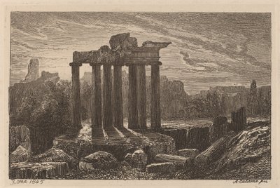 Rzymskie ruiny autorstwa Alexandre Calame