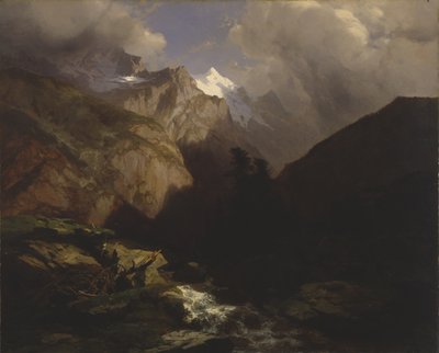 Jungfrau, Szwajcaria autorstwa Alexandre Calame