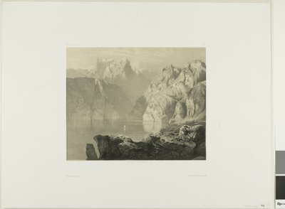 Jezioro Vierwaldstattersee autorstwa Alexandre Calame