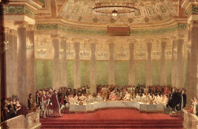 Bankiet Weselny Napoleona Bonaparte (1769-1821) i Marie-Louise de Habsbourg-Lorraine (1791-1847) 1810 autorstwa Alexandre Dufay