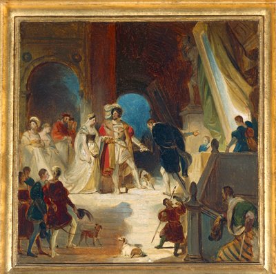 Franciszek I i jego dwór otrzymali z Włoch dzieła autorstwa Primaticcio ... autorstwa Alexandre Evariste Fragonard