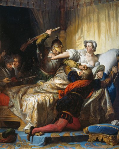 Masakra w noc św. Bartłomieja (24 sierpnia autorstwa Alexandre Evariste Fragonard
