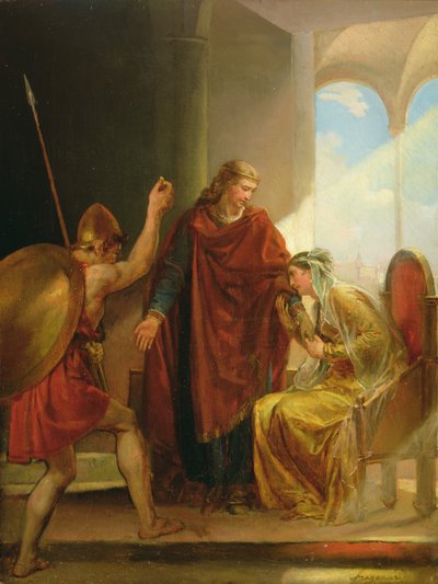 Przywołanie Childeryka autorstwa Alexandre Evariste Fragonard