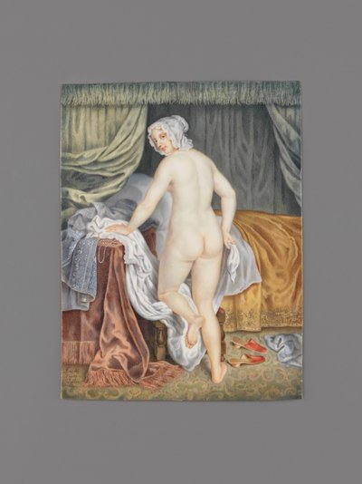 Dama kładąca się spać, według J. Van Loo (Malarstwo) autorstwa Alexandre Fiocchi