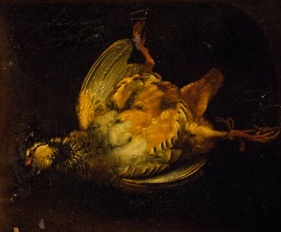 Martwa natura z kuropatwą, obraz Alexandre-Francois Desportes (1661-1743), Francja autorstwa Alexandre Francois Desportes