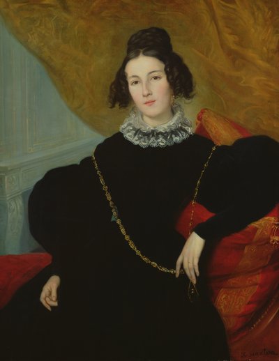 Portret Madame Crowd autorstwa Alexandre Francois Xavier Sigalon