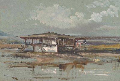 Dom w Turcji, 1820-60. autorstwa Alexandre Gabriel Decamps