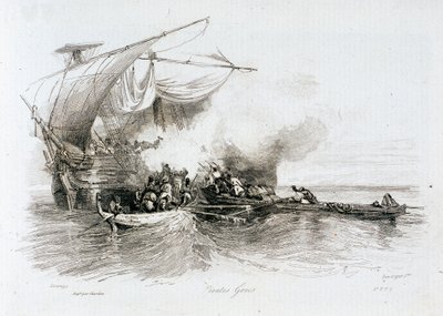 Greccy piraci autorstwa Alexandre Gabriel Decamps