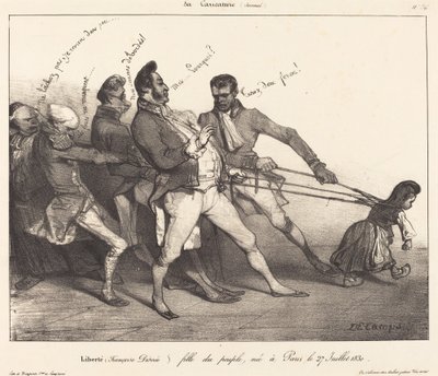 Wolność autorstwa Alexandre Gabriel Decamps