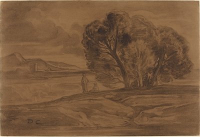 Orientalny krajobraz autorstwa Alexandre Gabriel Decamps