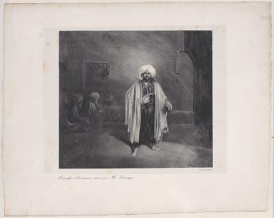 Stojący Turk, 1831. autorstwa Alexandre Gabriel Decamps