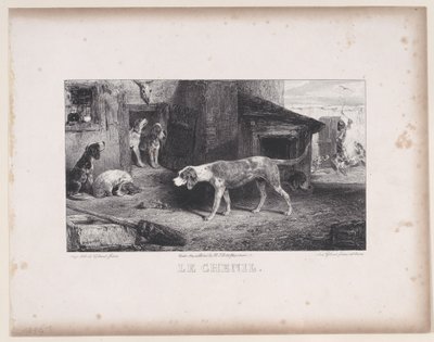 Hodowla z cyklu Sceny myśliwskie, 1829. autorstwa Alexandre Gabriel Decamps