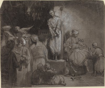 Targ niewolników [odbyt] autorstwa Alexandre Gabriel Decamps
