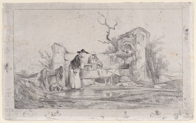 Praczki, 1833-38. autorstwa Alexandre Gabriel Decamps