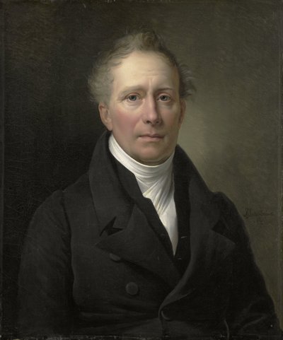 Daniel Francis Schas (1772-1848), członek Rady Handlu i Kolonii od 1814 do 1820 autorstwa Alexandre Jean Dubois Drahonet (signed by artist)