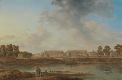 Widok Place Louis XV, c.1775-87 (olej na płótnie) autorstwa Alexandre Jean Noel