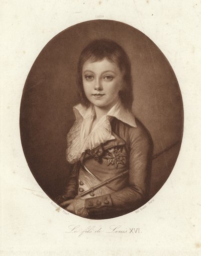 Syn króla Ludwika XVI autorstwa Alexandre Kucharski