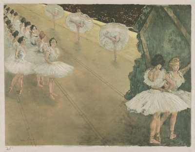 Tancerze baletu autorstwa Alexandre Lunois