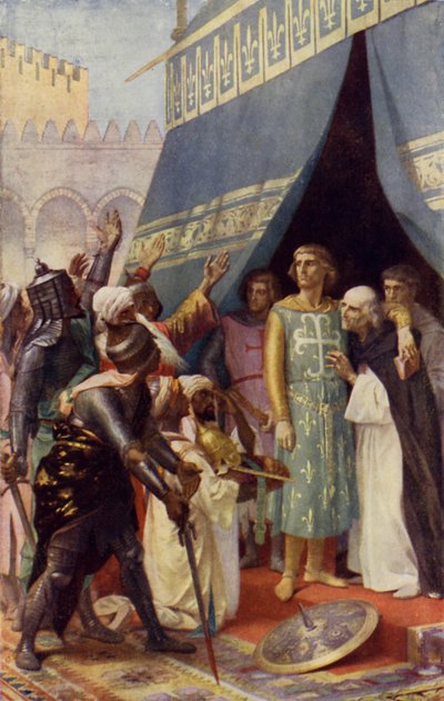 Św. Ludwik więzień w rękach Saracenów autorstwa after Alexandre Cabanel