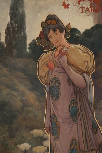 Alegoria jesieni autorstwa Alexandre de Riquer