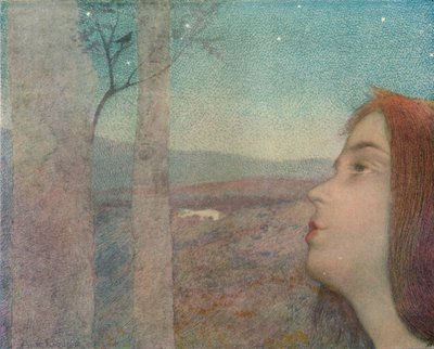 Wezwanie ptaka, c1908 autorstwa Alexandre de Riquer