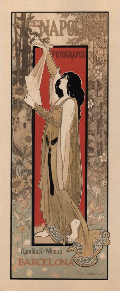 Firma fotograficzna Napoleona, 1895 autorstwa Alexandre de Riquer