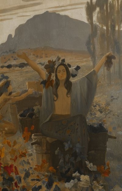 Malowidła ścienne, symboliści. Casa Alegre z Sagrera, Terrassa. autorstwa Alexandre de Riquer