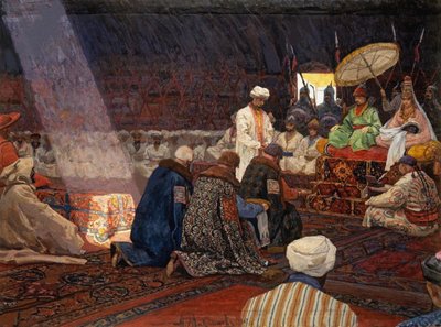 U Złotej Ordy, 1907 autorstwa Alexei Fedotovich Maximov