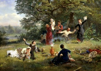 Niedziela, 1884. autorstwa Alexei Ivanovich Korzukhin