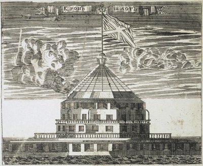 Fort Kronschlot w Kronsztadzie, 1717 autorstwa Alexei Ivanovich Rostovtsev