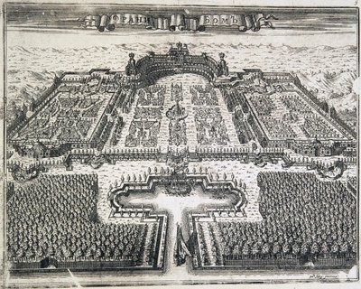 Oranienbaum, 1717. autorstwa Alexei Ivanovich Rostovtsev