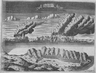 Widok oblężenia Viborga 13 czerwca 1710 r. 1715 r autorstwa Alexei Ivanovich Rostovtsev